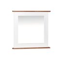 Ver imagem 5 de Gabinete para Banheiro 2 Portas com Espelheira Dália 3057 L - Branco/imbuia Glazer