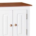 Ver imagem 3 de Gabinete para Banheiro 2 Portas com Espelheira Dália 3057 L - Branco/imbuia Glazer