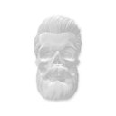 Ver imagem 1 de Caveira Barber Shop Barbearia Decoração 3d:branco