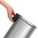 Ver imagem 3 de Lixeira Tramontina Loop com Pedal 3l Redonda Inox Polido