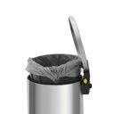 Ver imagem 2 de Lixeira Tramontina Loop com Pedal 3l Redonda Inox Polido