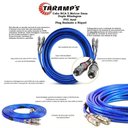 Ver mais imagens de Cabo Rca Blindado Taramps 5 Metros 3mm Dupla Blindagem PVC Azul Plug Banhado A Níquel