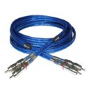 Ver imagem 6 de Cabo Rca Blindado Taramps 5 Metros 3mm Dupla Blindagem PVC Azul Plug Banhado A Níquel