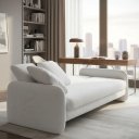 Ver imagem 6 de Sofa Cama 3 Lugares Sistema de Catraca Encosto Alto Padrão