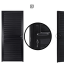 Ver imagem 3 de Porta Palheta sem Ventilação Alumínio 210cm x 80cm Direita Linha 25