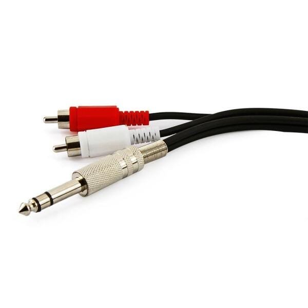 Cabo P10 Estéreo para 2 RCA 35 METROS - 1