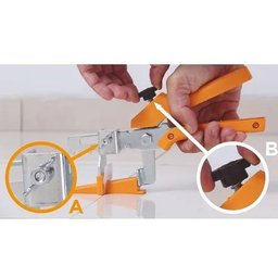 100 peças de espaçador nivelador para porcelanato 2,0 mm Cortag - 4