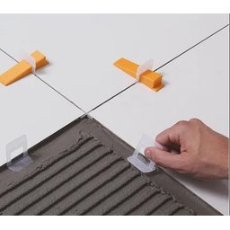 100 peças de espaçador nivelador para porcelanato 2,0 mm Cortag - 3