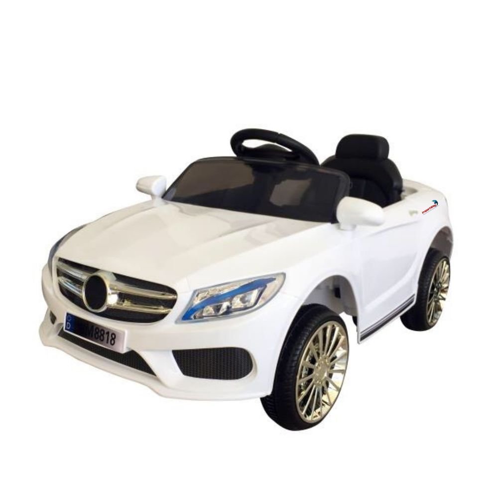 Mini Carro Elétrico Infantil 6v Importway Bw007 com Controle Remoto Branco