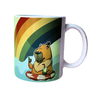 Caneca Café Porcelana Personalizada Breja Capivara 325ml | Artesanal - 3