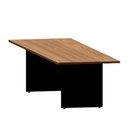 Ver imagem 6 de Mesa de Reunião 08 Lugares 3,00m X 1,10m com Tampo Bipartido 100% Mdf Escritório F5 Office Cor:
