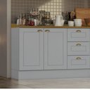 Ver imagem 4 de Balcão Modulado com Tampo 120cm 2 Portas 3 Gavetas Emily Henn