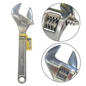 Chave Inglesa Ajustável 8pol Aço Carbono Ferramentas Ipiranga