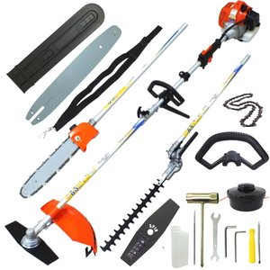 Roçadeira Multifuncional Vulcan VRM330 2T 33cc 1,3HP Com Podador De Galhos e Cerca Viva