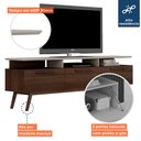 Ver imagem 6 de Rack Para TV São Paulo até 70 Polegadas 1 Porta Valdemóveis