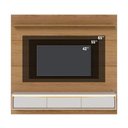 Ver imagem 1 de Painel Home Suspenso Tahiti com Led para Tv até 65 Polegadas Freijó Off White Matte Colibri