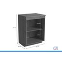Ver imagem 5 de Mesa Lateral Sala Liga 1 Porta 65cm Canela Kappesberg