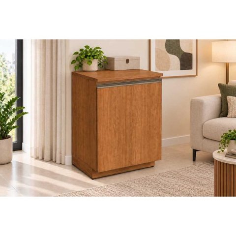 Mesa Lateral Sala Liga 1 Porta 65cm Canela Kappesberg
