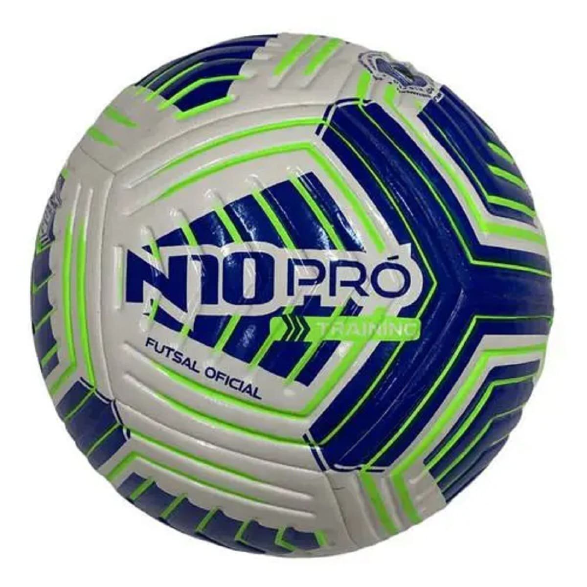 Bola Futsal N10 Pro-x Training:branco/azul