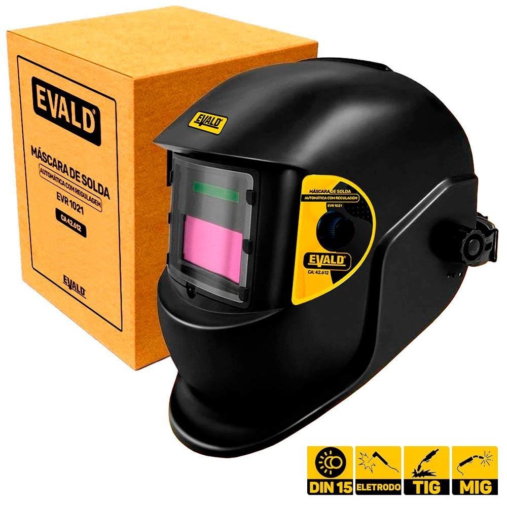 Máscara de Solda Automática com Regulagem Profissional EVR-1021 EVALD - 2