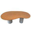 Ver imagem 1 de Mesa de Jantar Organica Ayla 160x90cm Laca e Madeira