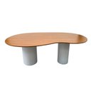 Ver imagem 2 de Mesa de Jantar Organica Ayla 160x90cm Laca e Madeira