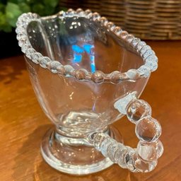 Kit 2 Molheiras Pearl de Cristal 140ml com Alça Porta Molhos Mesa Posta Servir Caldas Wolff - 6