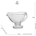 Ver imagem 3 de Kit 2 Molheiras Pearl de Cristal 140ml com Alça Porta Molhos Mesa Posta Servir Caldas Wolff