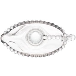 Kit 2 Molheiras Pearl de Cristal 140ml com Alça Porta Molhos Mesa Posta Servir Caldas Wolff - 5