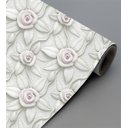 Ver imagem 2 de Papel De Parede Adesivo Autocolante Para Quarto Sala Com Efeito 3D Flor