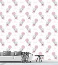Ver imagem 3 de Papel De Parede Infantil Para Quarto Sala Menininha Balões