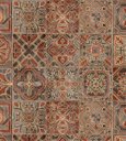 Ver imagem 3 de Papel De Parede Preto Vermelho Cinza Estilo Azulejo Para Cozinha