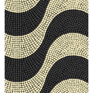 Papel De Parede Chevron Bege Preto Efeito Textura