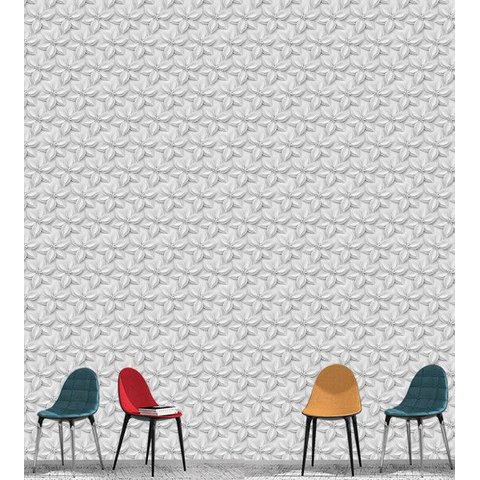 Papel De Parede Para Sala Quarto Efeito 3D Flores