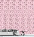 Ver imagem 2 de Papel De Parede Com Listra Rosa Flores Para Sala Quarto Infantil