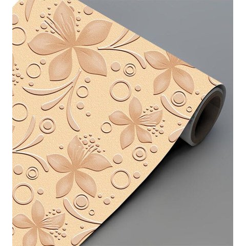 Papel De Parede Para Sala Quarto Dream Floral Bege