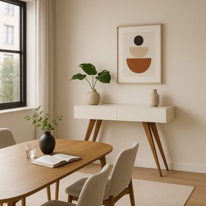 Aparador Genova Plus 1350 Acabamento em Laca Pollo Decor