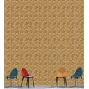 Ver imagem 3 de Papel De Parede Para Sala Quarto Em Tons De Bege Estilo Madeira Efeito 3D