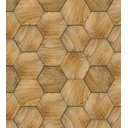 Ver imagem 2 de Papel De Parede Para Sala Quarto Em Tons De Bege Estilo Madeira Efeito 3D