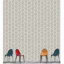 Ver imagem 1 de Papel De Parede Para Quarto Sala Branco Com Detalhe Dourado Efeito 3D