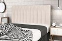 Ver imagem 1 de Cabeceira Casal Quenn Jbe Moveis Leblon 164cm Para Cama Box 158cm Decoração Quarto - Creme