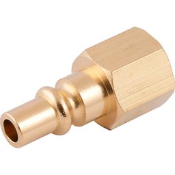 Conector Pino Rosca Fêmea 1/4 Npt Aço Carbono Zincado - Von - 1