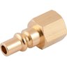 Conector Pino Rosca Fêmea 1/4 Npt Aço Carbono Zincado - Von - 1