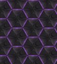 Ver imagem 1 de Papel De Parede Efeito 3D Preto Com Detalhe Roxo