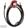 Kit com 10 Cabos P2 x P2 Auxiliar Estéreo 1 Metro - 1