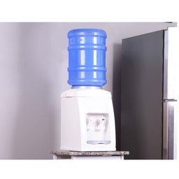 Fruteira Cozinha Aço Granito Chão 3 Cestos Bebedouro FTG001 Branca - 2