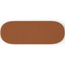 Ver imagem 2 de Kit 02 Puffs Decorativos Orgânicos para Living Quarto 160cm Doha W01 Bouclê Terracota - Lyam Decor
