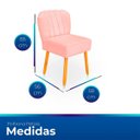 Ver imagem 7 de Kit Cadeira Pétala para Sala de Jantar Confortável e Reforçada Suede