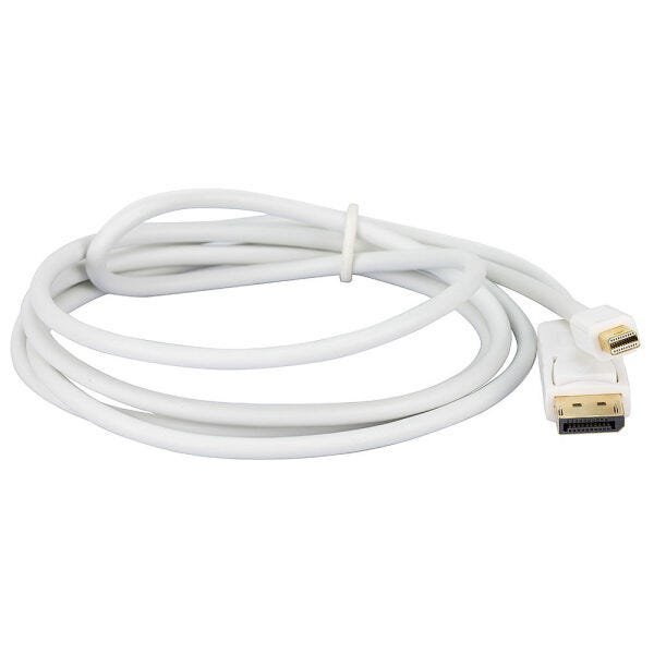 Cabo Mini Displayport para Displayport Branco - 3