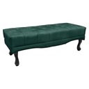 Ver imagem 1 de Calçadeira Recamier Queen 1,60m Vicenza Veludo - Pallazio - Verde Floresta